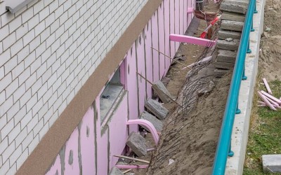 Fontos lépések a hőszigetelés előtt: vízszigetelés