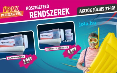 Hőszigetelés akciók – árak megizzasztva