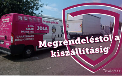 Megrendeléstől a kiszállításig.