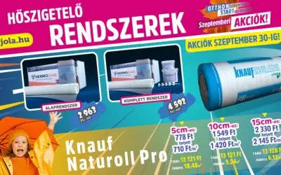 Szeptemberi hőszigetelés akciók!