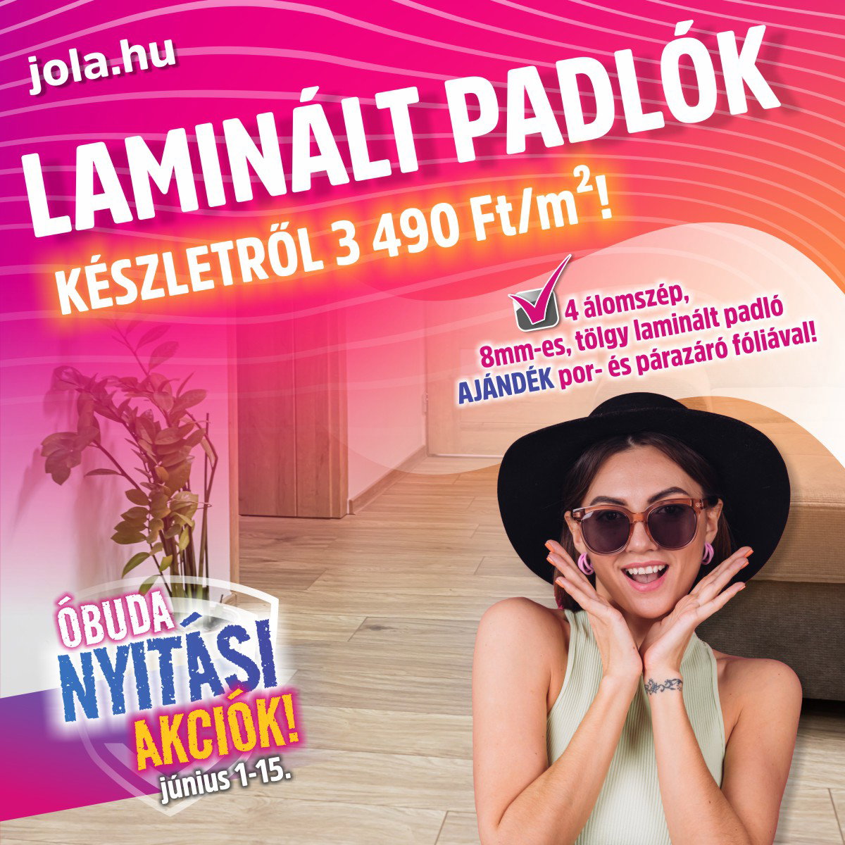Óbudai laminált padló akció! Óbudai laminált padló akció!