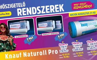 Augusztusi hőszigetelés akciók!